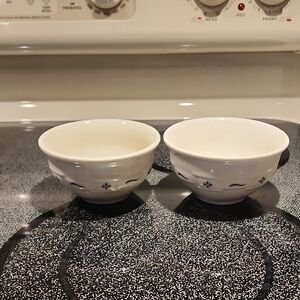 Longaberger Heritage Blue Berry/Dessert Bowls